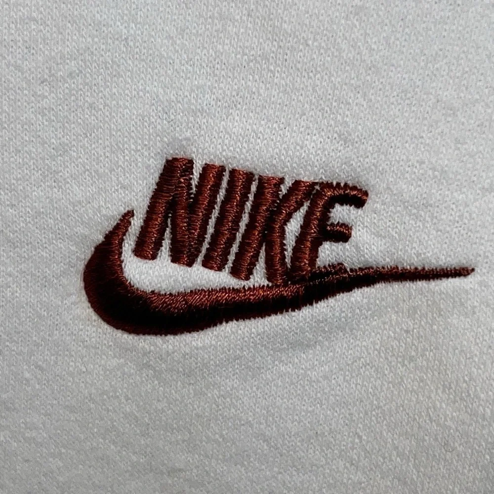 Nike White Pullover Hoodie Nike Swoosh | L